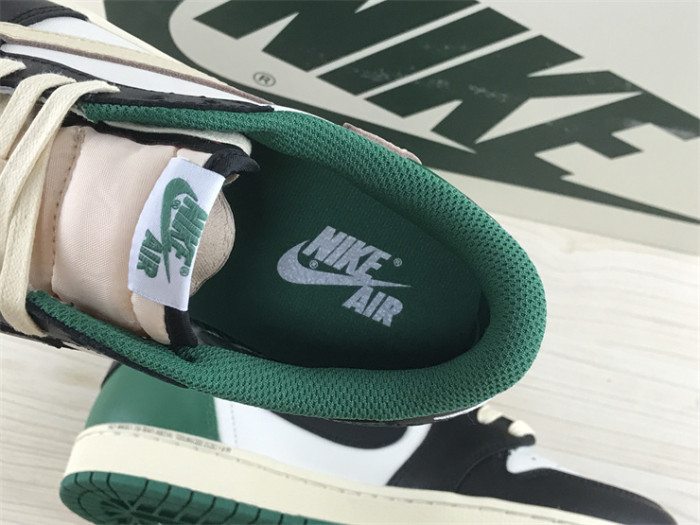 Authentic Travis Scott x Fragment x Air Jordan 1 Low White Green