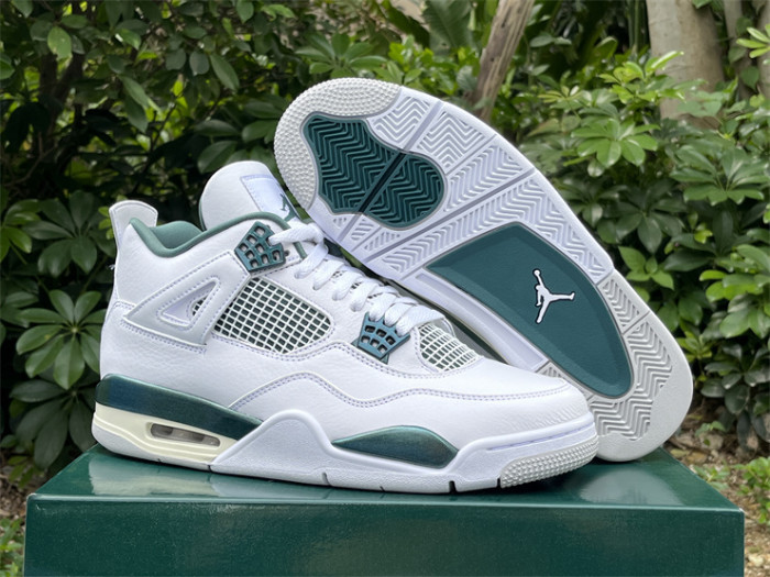 Authentic Air Jordan 4 Oxidized Green