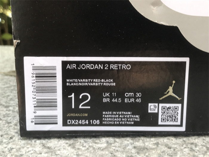 Authentic Air Jordan 2 “Chicago”