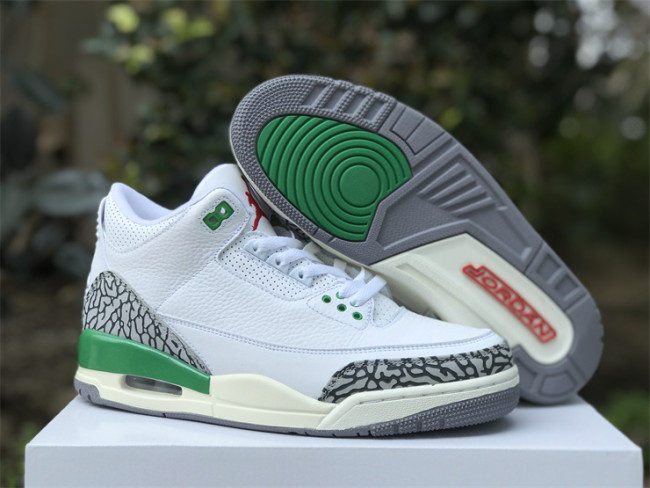 Authentic Air Jordan 3 “Lucky Green”Women Shoes