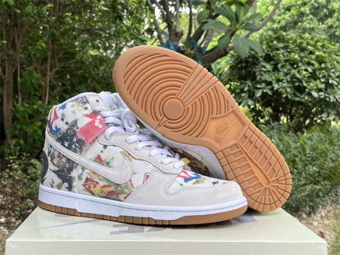Authentic Supreme x Nike SB Dunk High “Rammellzee”