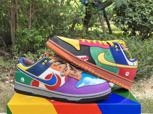 Authentic Nike SB Dunk Low Mario