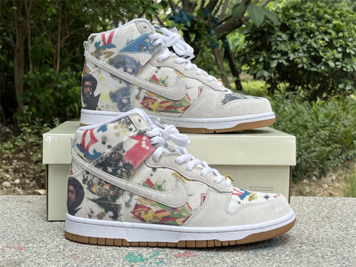 Authentic Supreme x Nike SB Dunk High “Rammellzee”