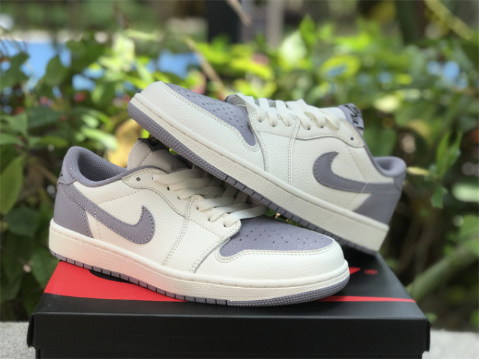 Authentic Air Jordan 1 Low “Atmosphere Grey”
