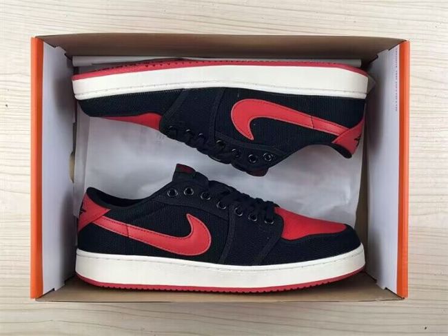 Authentic Air Jordan 1 KO Low “Bred” GS