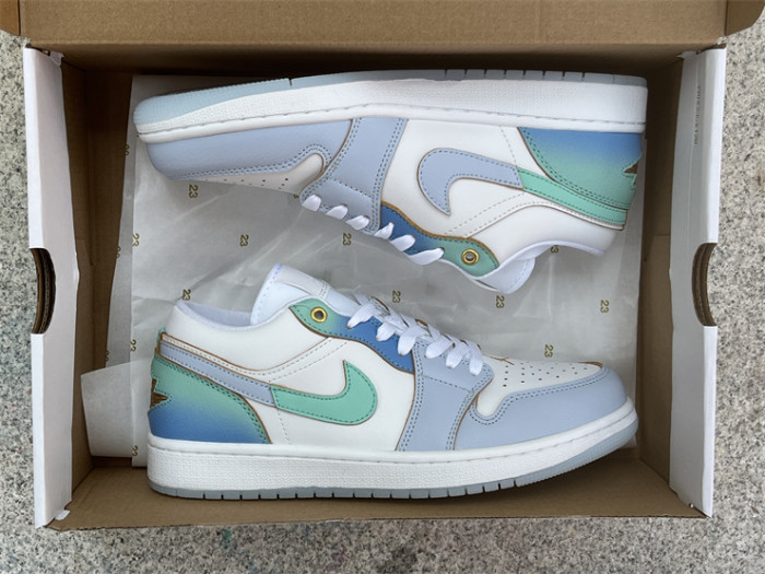 Authentic Air Jordan 1 Low SE “Emerald Rise”