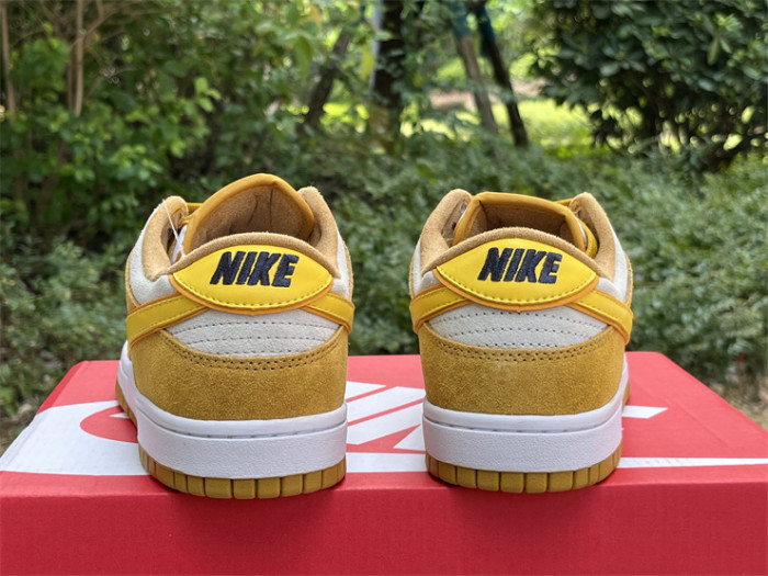 Authentic Nike Dunk Low “Gold Suede”