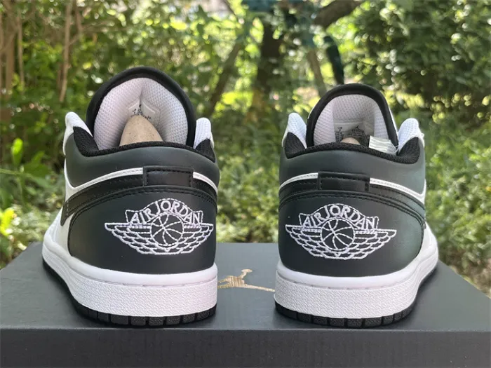 Authentic Air Jordan 1 Low Black White