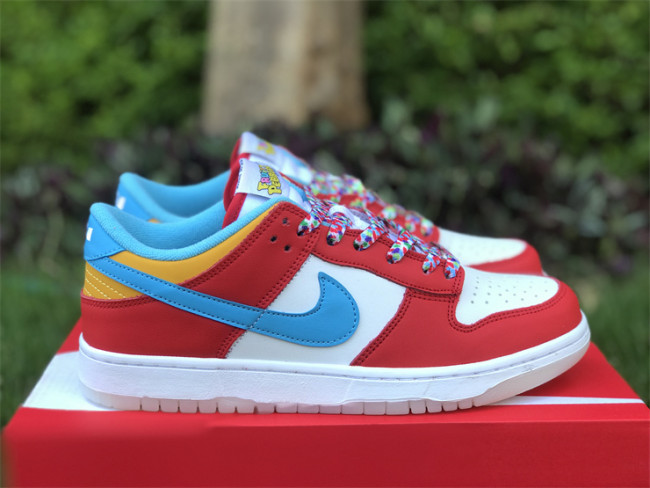 Authentic LeBron James x Nike Dunk Low “Fruity Pebbles”