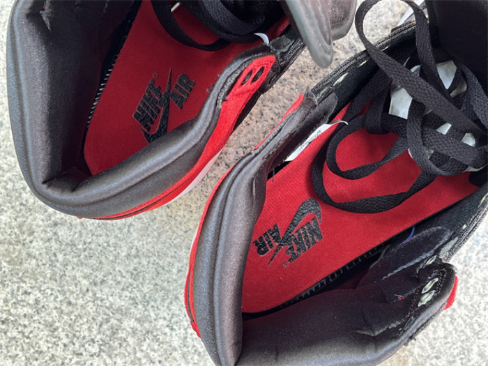 Authentic Air Jordan 1 High OG WMNS “Satin Bred”2023