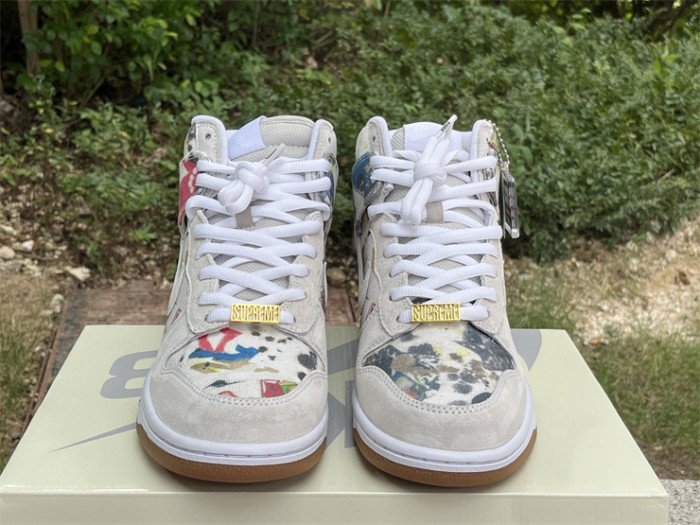 Authentic Supreme x Nike SB Dunk High “Rammellzee”