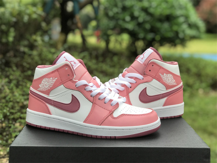 Authentic Air Jordan 1 Mid “Valentine's Day”