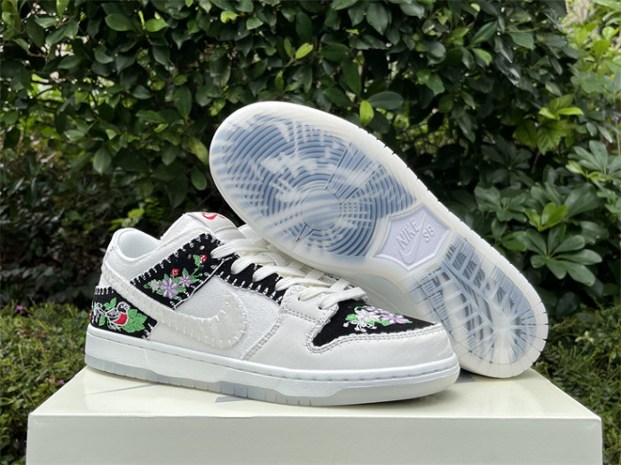 Authentic Nike SB Dunk Low Decon “N7” White Black