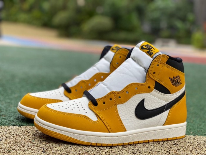 Authentic Air Jordan 1 High OG “Yellow Ochre”