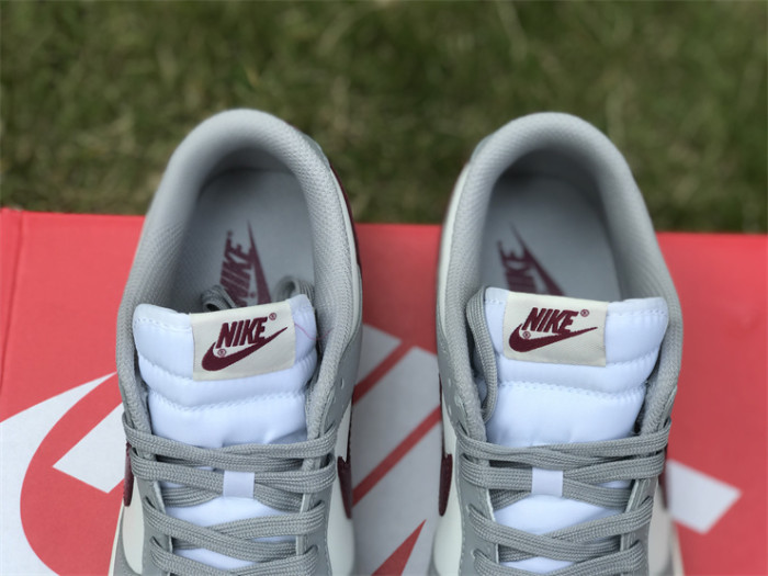 Authentic Nike Dunk Low Grey White