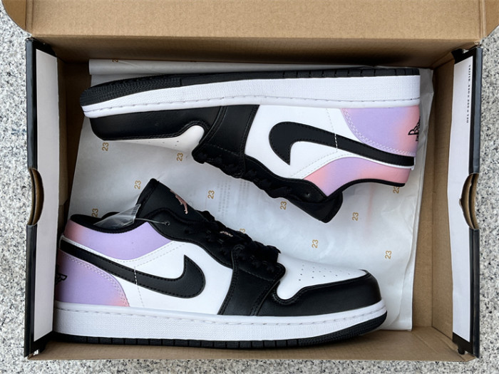 Authentic Air Jordan 1 Low White Pink