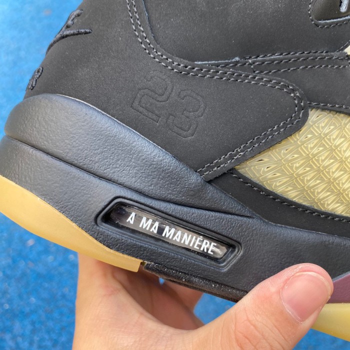 Authentic A Ma Maniére x Air Jordan 5 “Black”