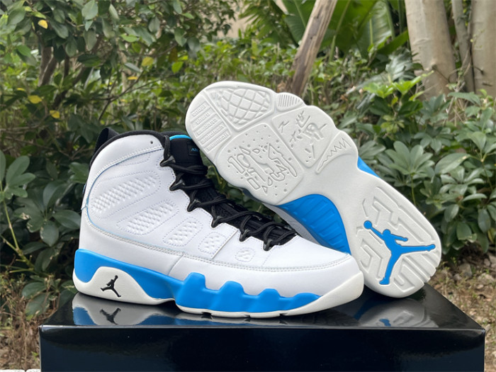 Authentic Air Jordan 9 Powder Blue