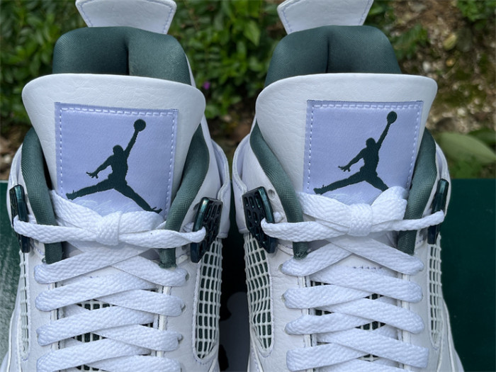 Authentic Air Jordan 4 Oxidized Green