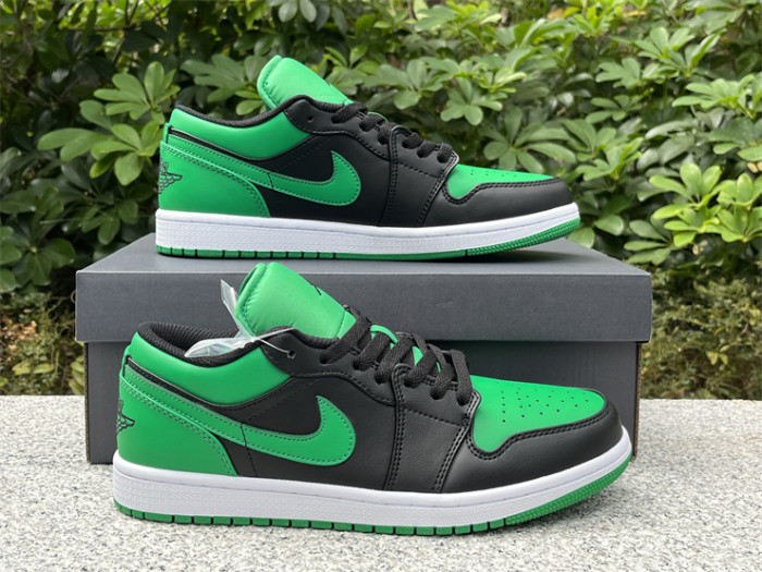 Authentic Air Jordan 1 Low “Lucky Green”