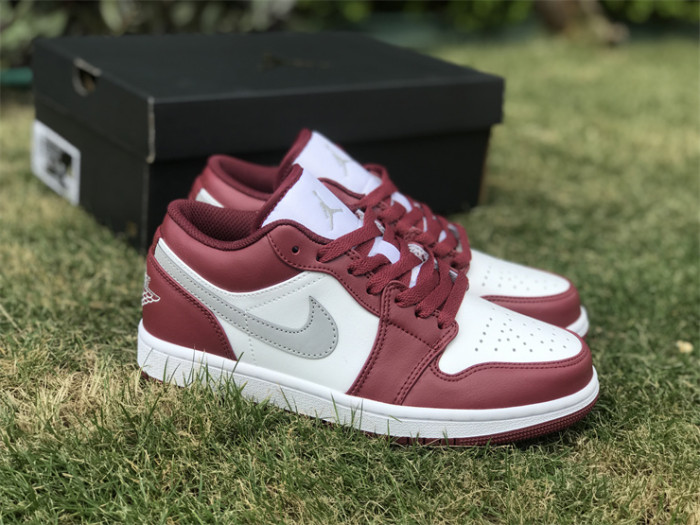 Authentic Air Jordan 1 Low Bordeaux