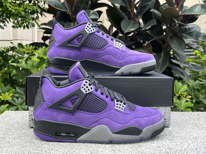 Authentic Travis Scott x Air Jordan 4 Purple(restock)