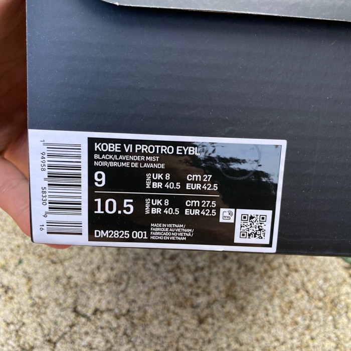 Authentic Nike Zoom Kobe 6 Protro EYBL