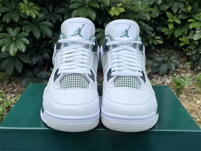 Authentic Air Jordan 4 Oxidized Green