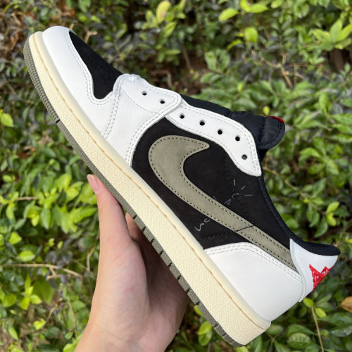 Authentic Travis Scott x Air Jordan 1 Low “Olive”Women Size