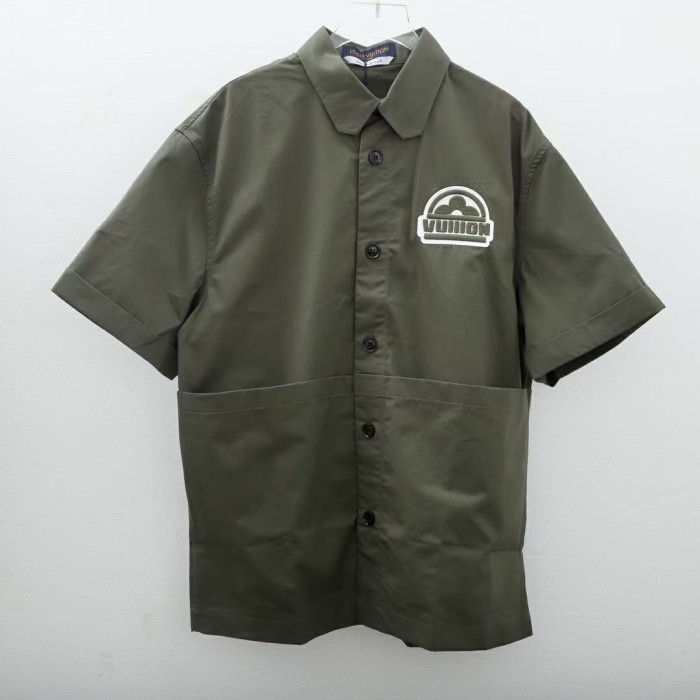 LV Shirt High End Quality-818