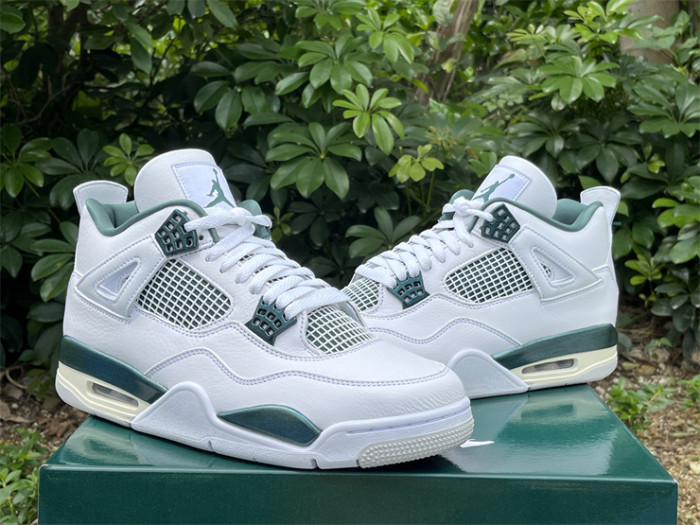 Authentic Air Jordan 4 Oxidized Green