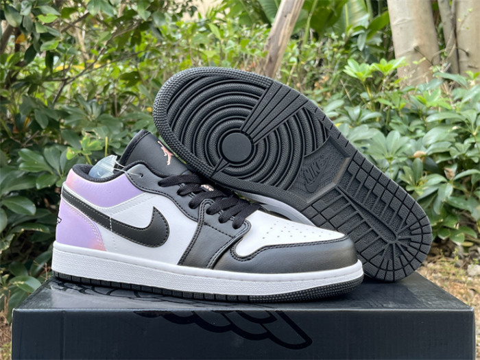 Authentic Air Jordan 1 Low White Pink GS