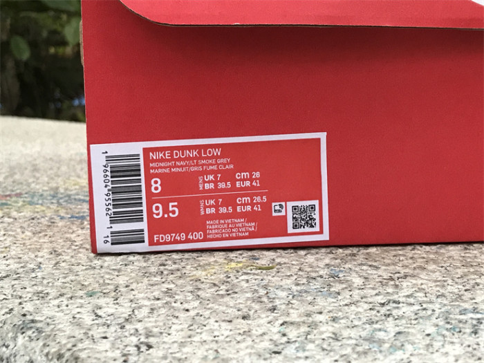 Authentic Nike Dunk Low “Midnight Navy”