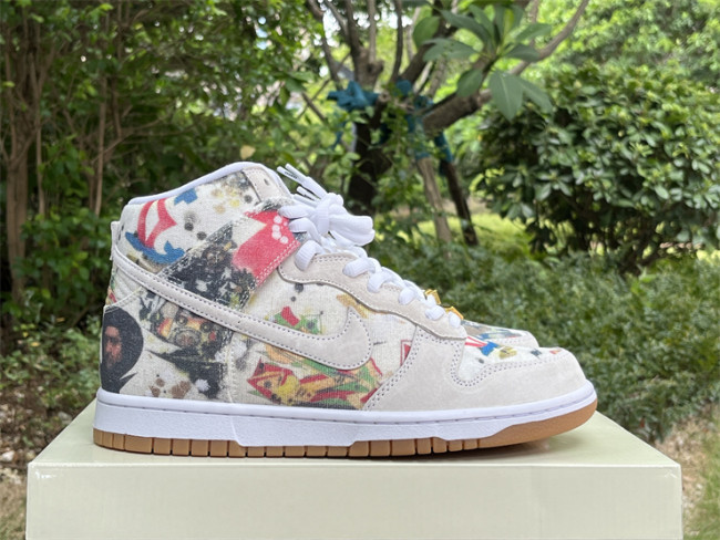 Authentic Supreme x Nike SB Dunk High “Rammellzee”