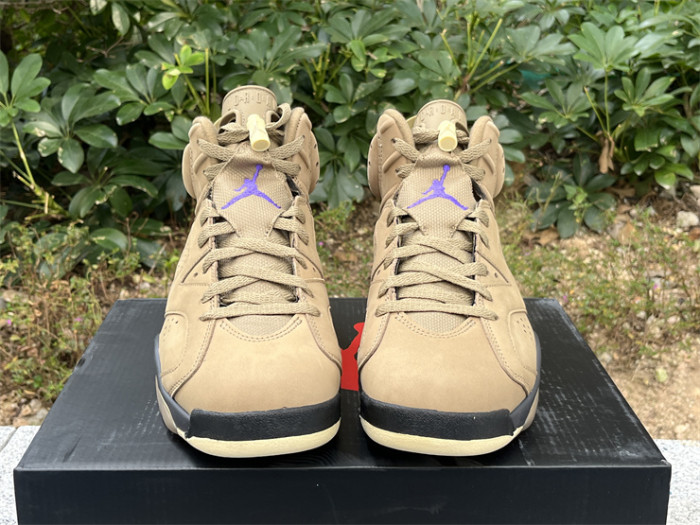 Authentic Air Jordan 6 Gore-Tex “Brown Kelp”