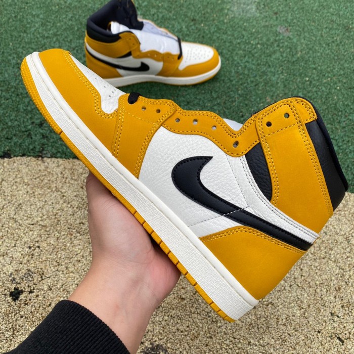 Authentic Air Jordan 1 High OG “Yellow Ochre”