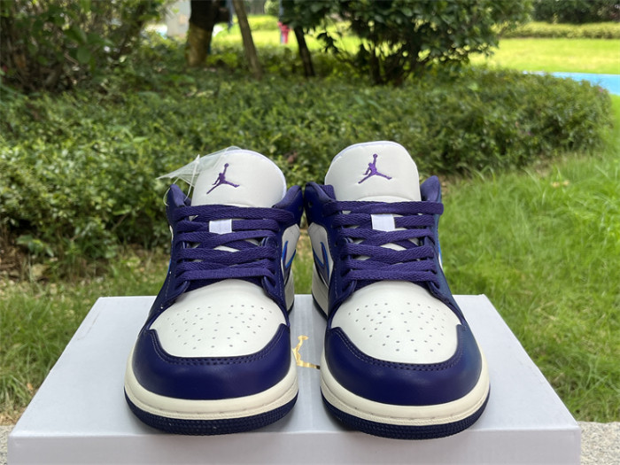 Authentic Air Jordan 1 Low “Sky J Purple”Women