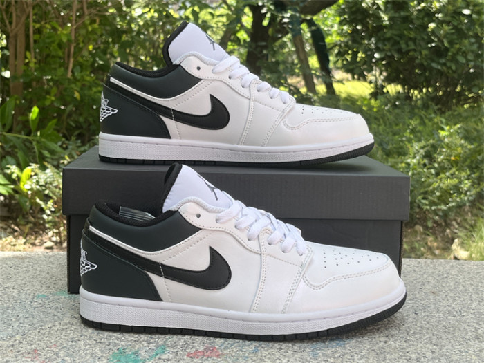 Authentic Air Jordan 1 Low Black White