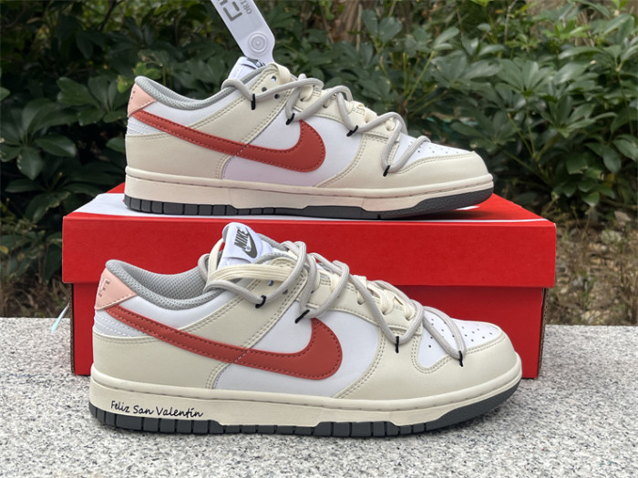 Authentic Nike SB Dunk Low White Iron Grey