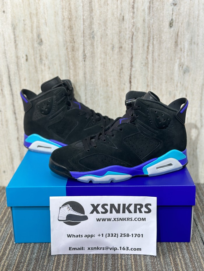 Authentic Air Jordan 6 “Aqua”