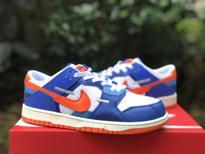 Authentic Nike Dunk Low Scrap Knicks