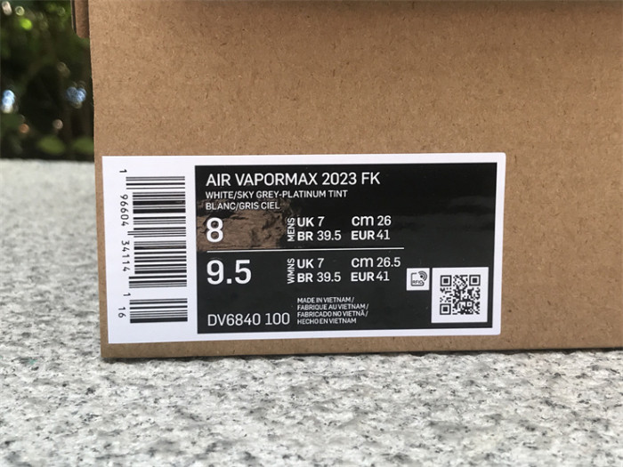 Authentic Nike Vapormax 2023 Flyknit White