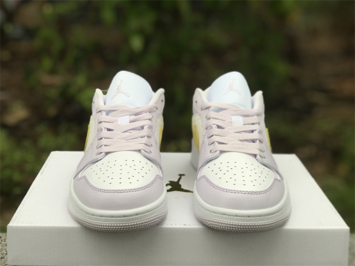 Authentic Air Jordan 1 Low Barely Grape Women Shoes