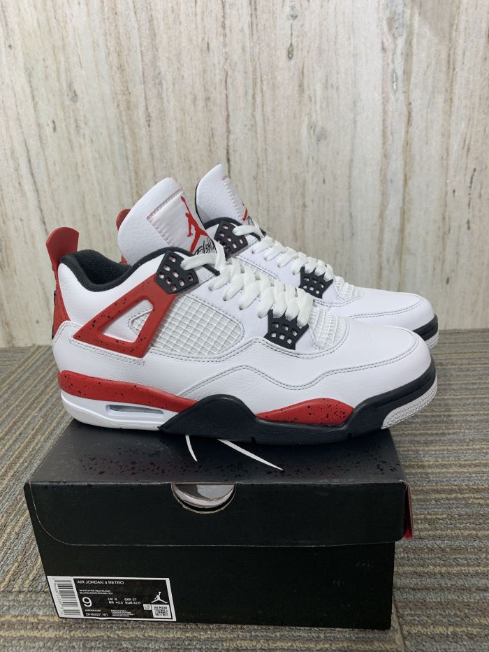 Authentic Air Jordan 4 “Red Cement”