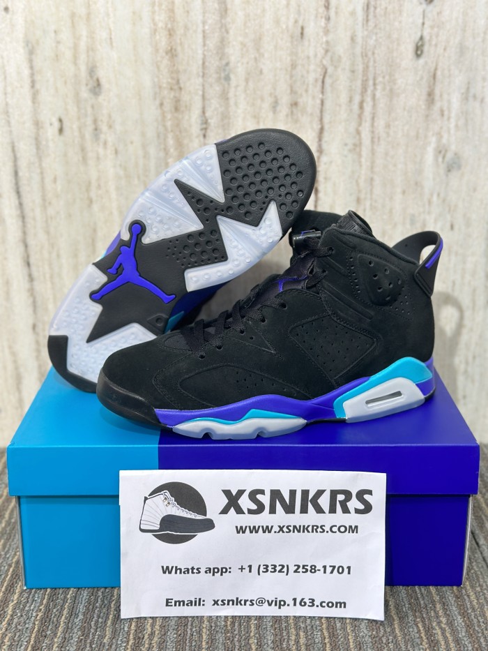 Authentic Air Jordan 6 “Aqua”