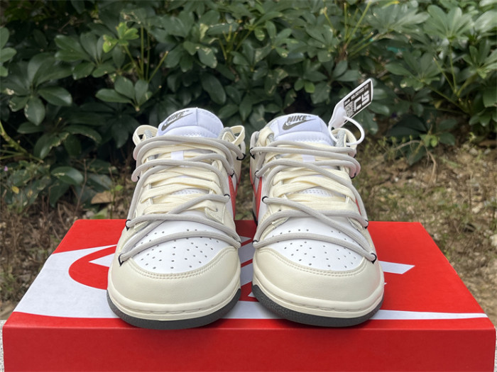 Authentic Nike SB Dunk Low White Iron Grey