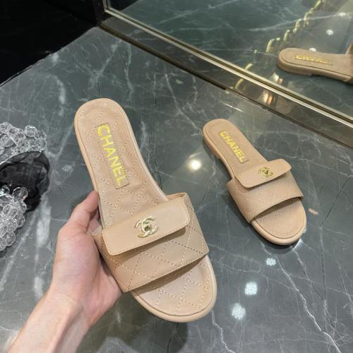 CHNL women slippers 1：1 quality-257