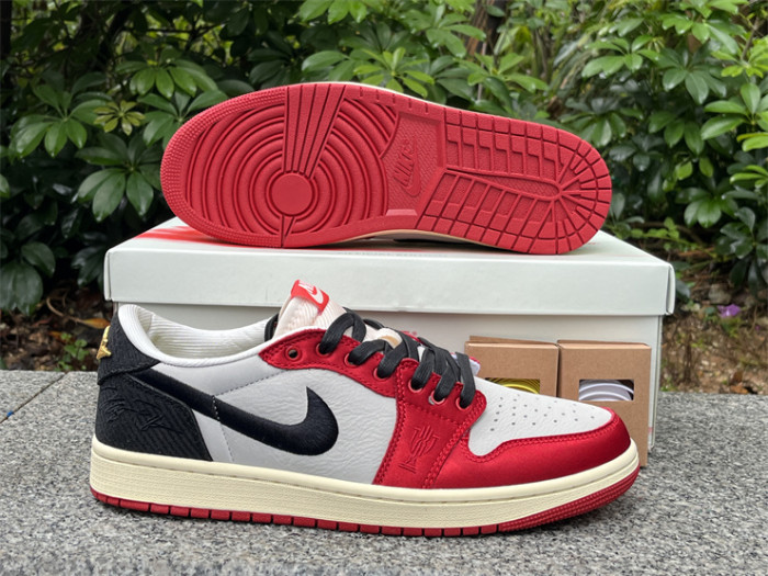 Authentic Trophy Room x Air Jordan 1 Low OG “Home”