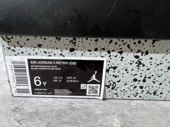 Authentic Air Jordan 4 “Military Blue” 2024 GS