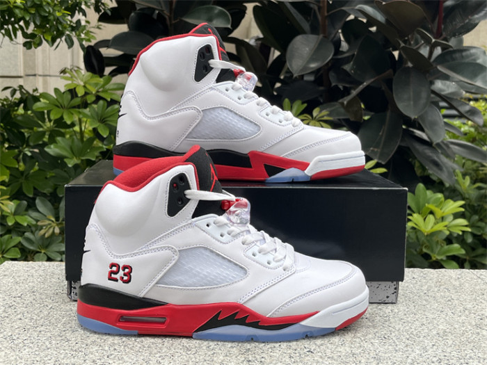 Authentic Air Jordan 5 ＂Fire Red＂